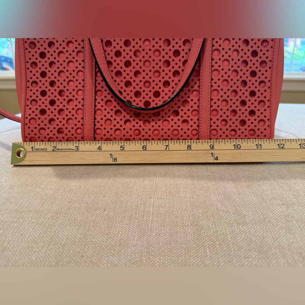 Kate Spade romy newbury lane caning leather satchel tote - Picture 8 of 12